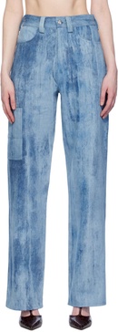 Blue Cargo Jeans