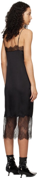 Black Amelie Midi Dress