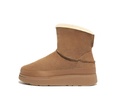 gen-ff mini double-faced shearling boots in desert tan