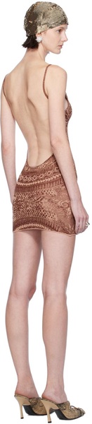 Brown Soleil Minidress