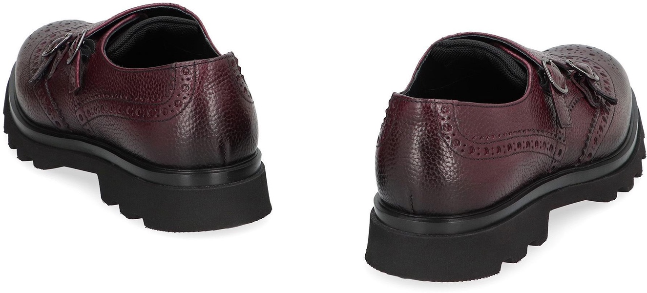 Doucal's Elen Leather Monk-Strap