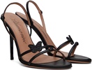 Black Aura Heeled Sandals