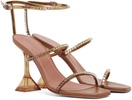 Brown Gilda Heeled Sandals