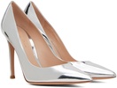 Silver Gianvito 105 Heels