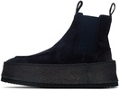 SSENSE Exclusive Navy Parapana Beatles Boots