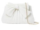 Rayne Pleated Bow Clutch