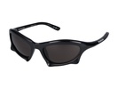 Bat Rectangle Sunglasses in Black