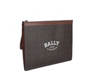 Bally Logo Monogram Zipped Clutch Bag