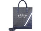 Bally Logo Printed Top Handle Bag