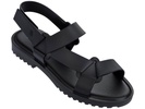 women's connected sandal in black