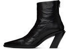 washed nappa florentine ankle boots