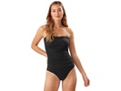 Pearl Shirred Bandeau One-Piece