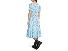 Butterfly Dance Cotton Voile Midi Dress