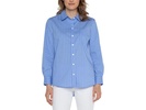 Classic Fit Button Front Poplin Shirt