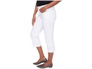 Marilyn Crop Cuff Jeans in Optic White