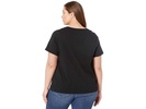 Plus Whisper Cotton V-Neck Tee