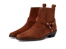 The Santiago Western Ankle Boot in Suede