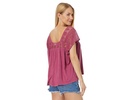 Square Neck Lace Beach Tee