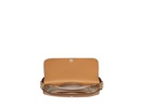 Hudson Pebbled Leather Flap Shoulder Bag