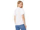 Oceana Poplin Puff Slv Top