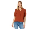 Bubble Sleeve Popover Shirt - Taosen Double Gauze