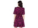 Rosy Garden Tie Waist Dress