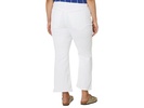 Plus Curvy Kick Out Crop Jeans in Pure White