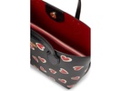 Bleecker Stencil Hearts Printed PVC Medium Crossbody Tote