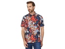 PIERRES Short Sleeve Regular Camo Floral Shirt