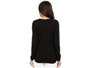 Slub Jersey Long Sleeve Twisted Scoop Neck Tee