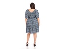 Plus Size Tiered Short Dress