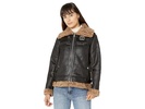 Short Aviator with Shearling Detail