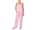 Crop Tank Long Pants PJ Set