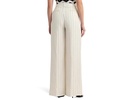 Striped Linen-Blend Wide-Leg Pants