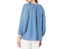 Chambray All Day 3/4 Sleeve Top