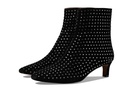 The Dimes Kitten-Heel Boot in Crystal-Embellished Suede