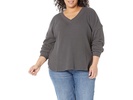 Plus Spindrift Long Sleeve V-Neck