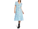 Butterfly Dance Cotton Voile Midi Dress