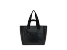 Izzy Embossed Logo Leather Tote Bag