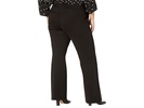 Plus Size Pull-On Flare Leg Trousers