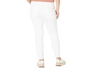 Plus 9" Mid-Rise Crop in Pure White