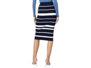 Emiliha Striped Bodycon Knit Skirt