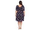 Plus Size Tiered Short Dress