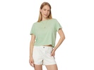 Softfade Cotton Boxy-Crop Tee