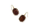 Daphne Pave Frame Drop Earrings