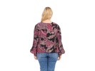 Plus Size V-Neck Blouse