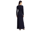 Twist-Front Stretch Jersey Gown