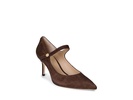 Lanette Suede Mary Jane Pumps