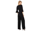 Knit Crepe Tie Front Jumpsuit