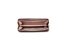 Ava Pebbled Leather Zip Around Continental Wristlet